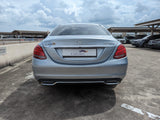 [SOLD] MERCEDES BENZ C180 AVANTGARDE (R17 LED) - Silver Sedan (Mar 2018)