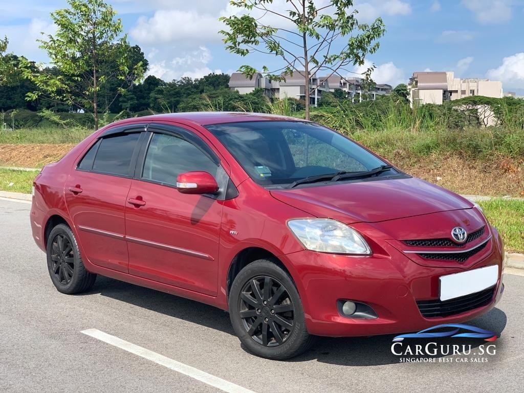 [SOLD] TOYOTA VIOS E (COE TILL 14 JUN 2030) - RED MPV (Jun 2010)