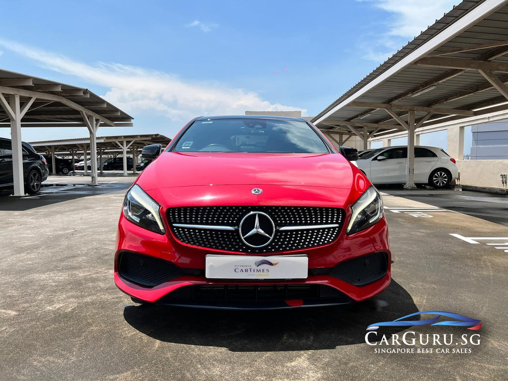 [NEW] MERCEDES BENZ A180 AMG LINE AUTO - RED Hatchback (Feb 2018)