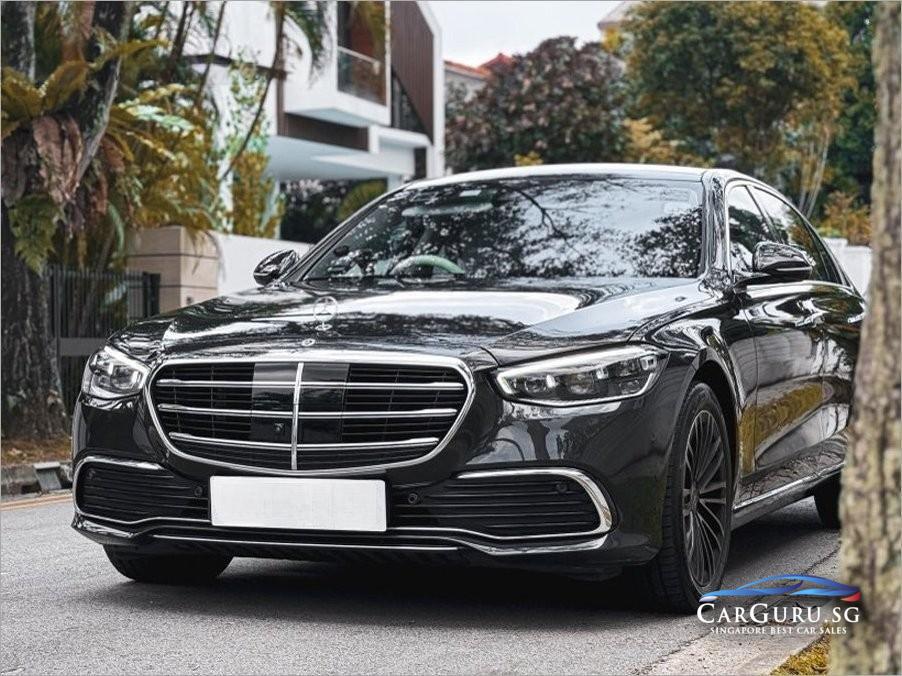 [SOLD] Mercedes-Benz S-Class S450L Mild Hybrid AMG Line 4MATIC Sunroof - Black Luxury Sedan (June 2021)