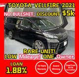 [NEW ARRIVAL] TOYOTA VELLFIRE 2.5 ZG CVT - Black MPV (5 Mar 2021) - Used Car