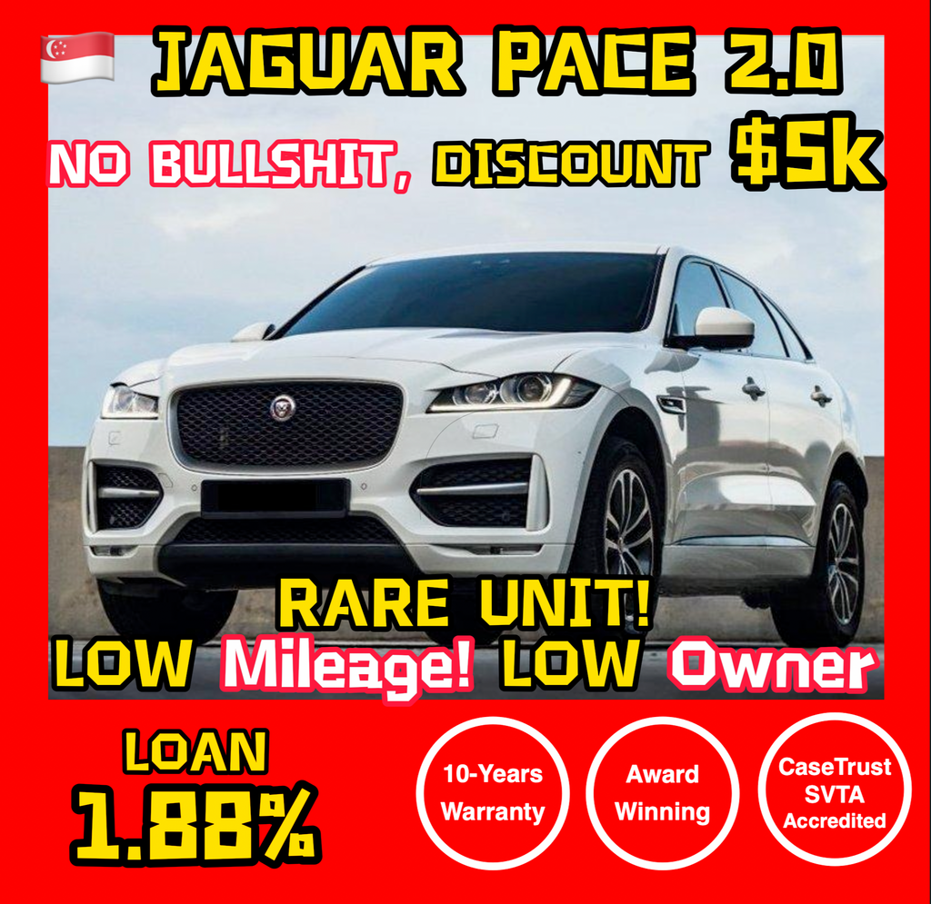 [NEW ARRIVAL] JAGUAR E-PACE 2.0P (249PS) - White  (17 Oct 2019) - Used Car