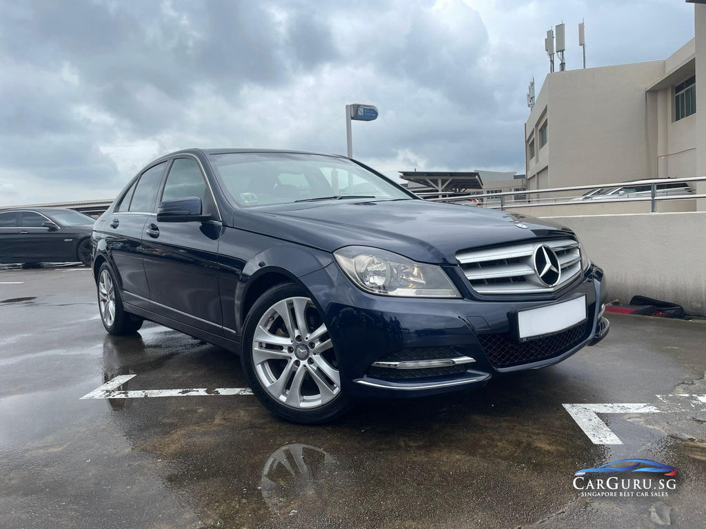 [INCOMING] MERCEDES BENZ C180 AVANTGARDE (R17 LED) - Black Luxury Sedan (28-Dec-15) - Used Car